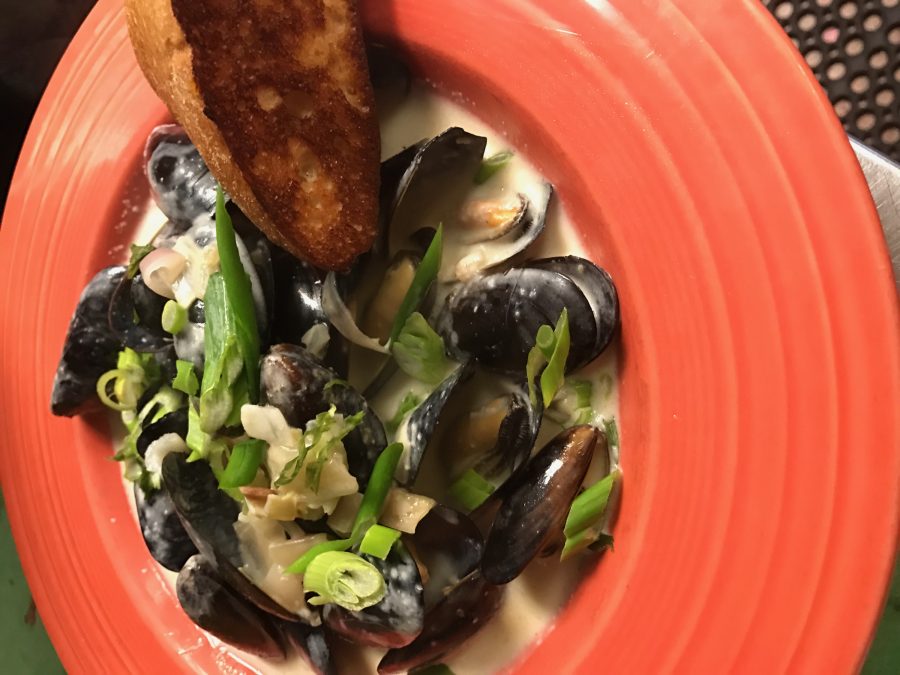 Coconut Curry Mussles Appetizer
